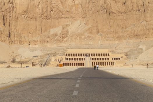 Explore the ancient Temple of Hatshepsut in Luxor, Egypt, a marvel of ancient architecture.